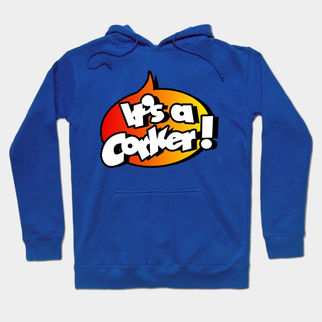 Its a Corker Commodore Format Retro Computer Gaming Hoodie by Meta Cortex